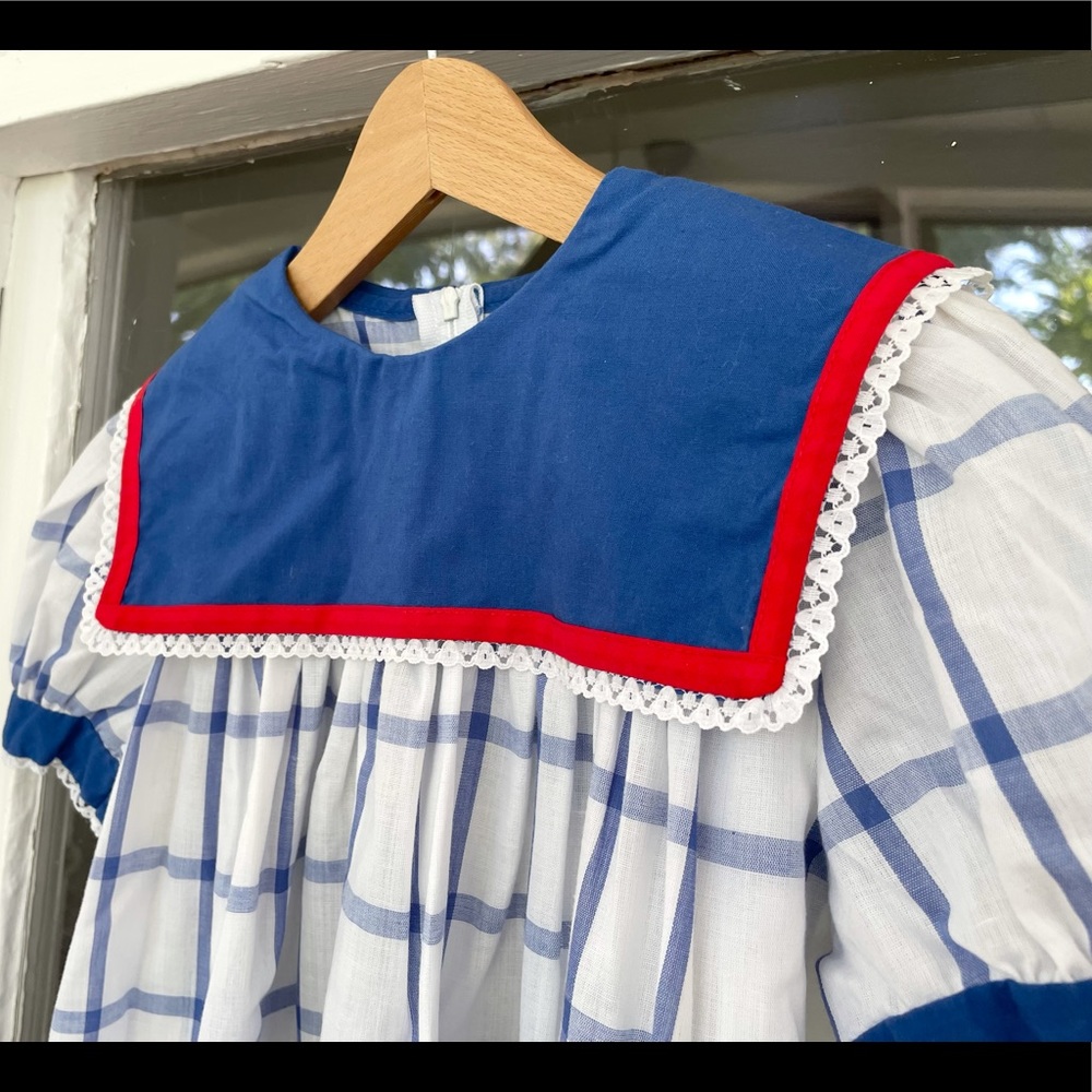 Vintage sailor girl dress - Picture 4 of 8